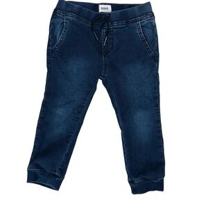 Hudson‎ Kids Denim Jogger Jeans Blue Elastic Waist Drawstring Size 3T